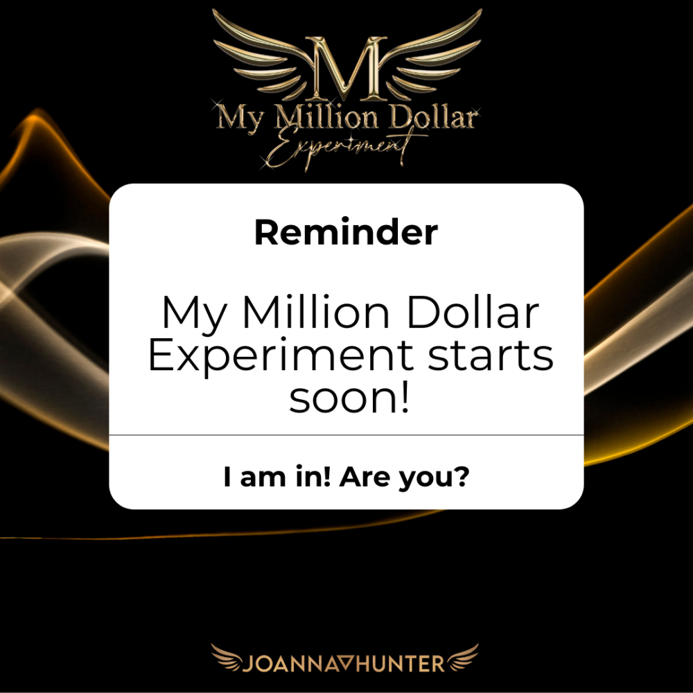 My Million Dollar Experiment 2024 _ I am in _ Are you