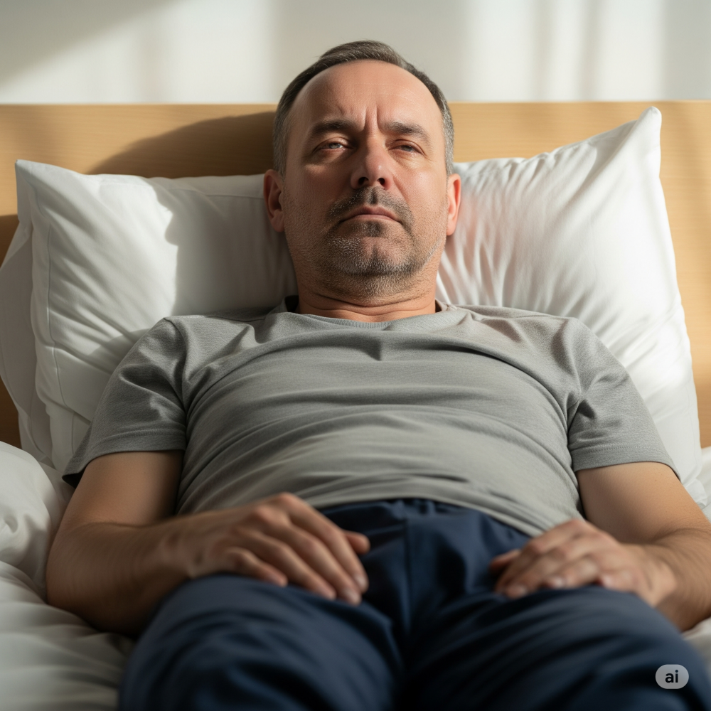 Person feeling emotionally numb in everyday routine