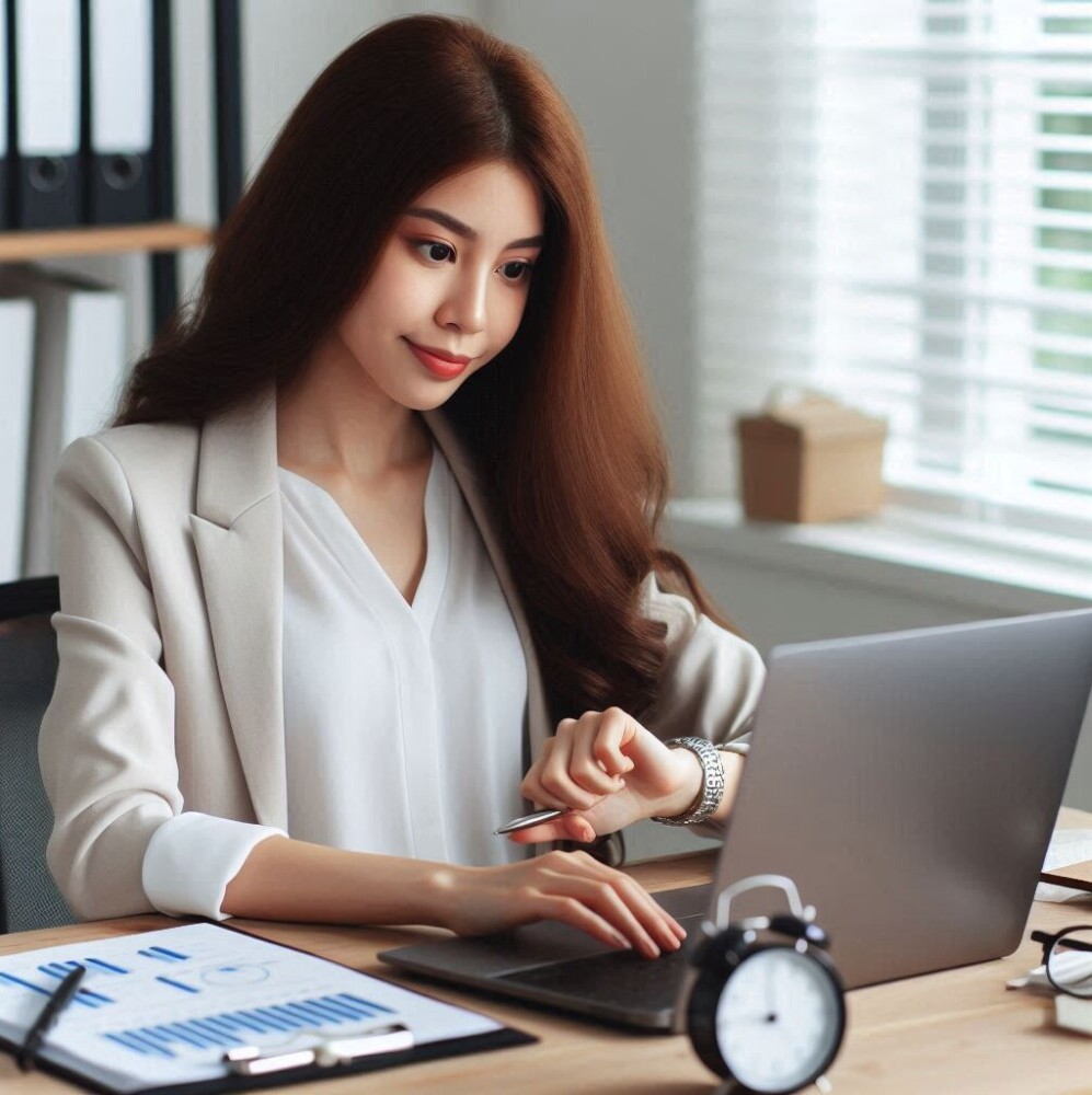 freelancer applying time management online