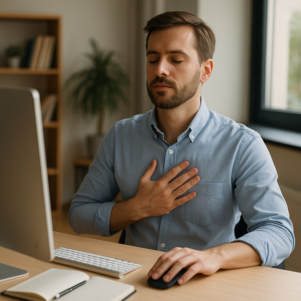 Mindfulness during work or chores