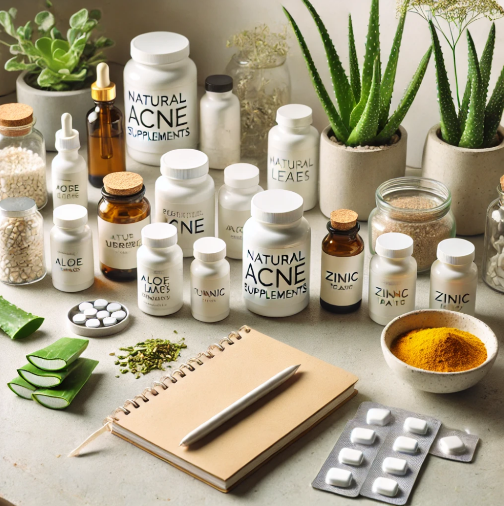 A welcoming image featuring a beginner-friendly setup for starting with natural acne supplements.