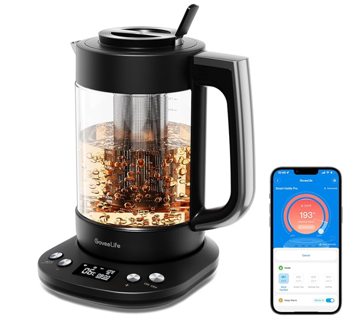 GoveeLife Smart Electric Kettle with Tea Infuser