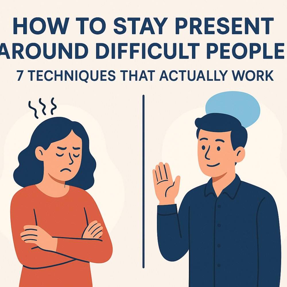 how to stay present around difficult people