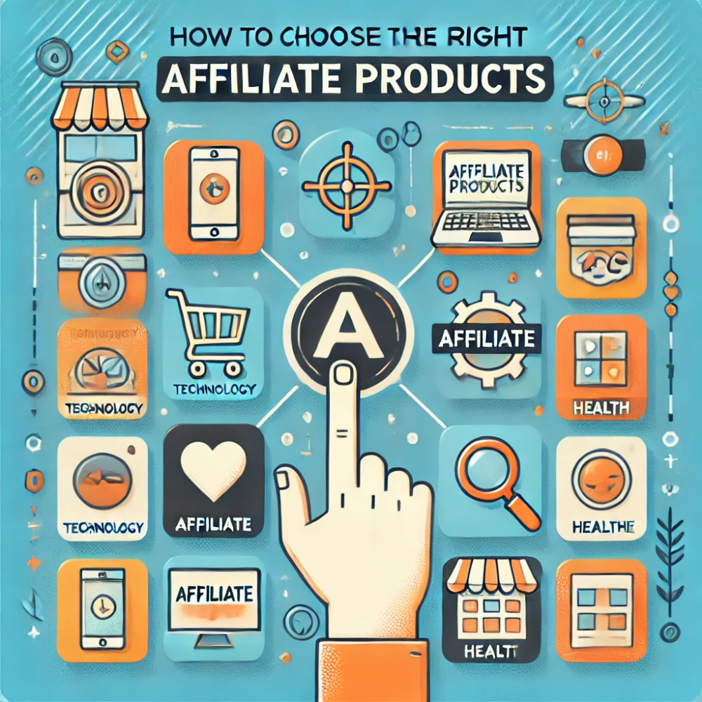 how to choose the right affiliate products