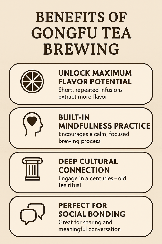 benefits of gongfu tea brewing