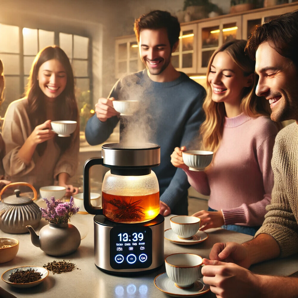  a social tea-drinking experience around a smart tea brewer
