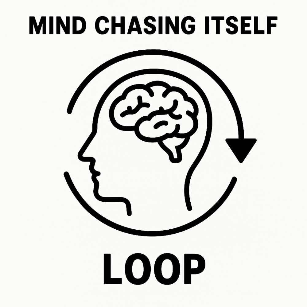 mind chasing itself loop
