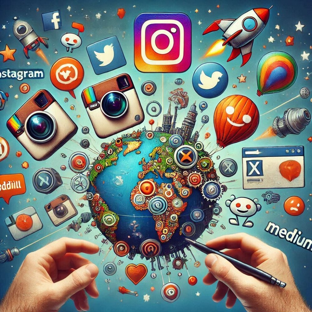 social media around the globe