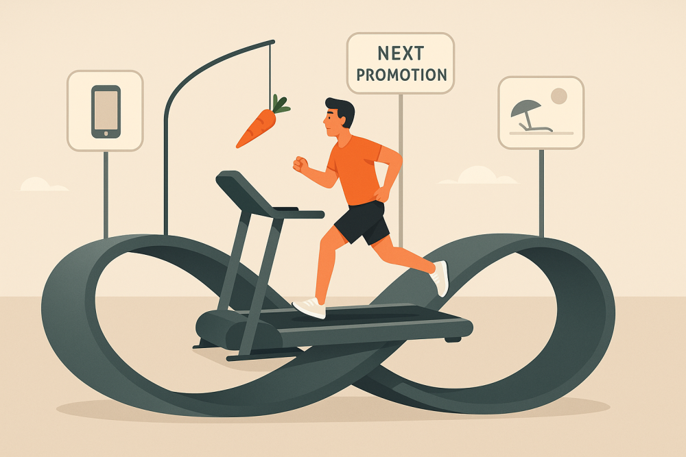 hedonic treadmill - chasing happiness