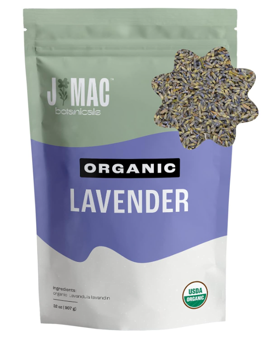 J MAC BOTANICALS, Organic Lavender Buds