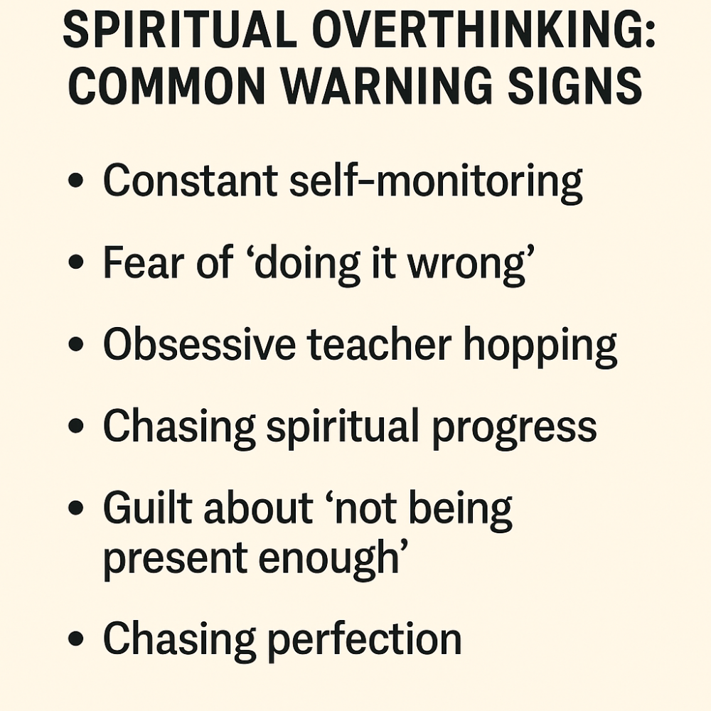 Spiritual Overthinking: Common Warning Signs