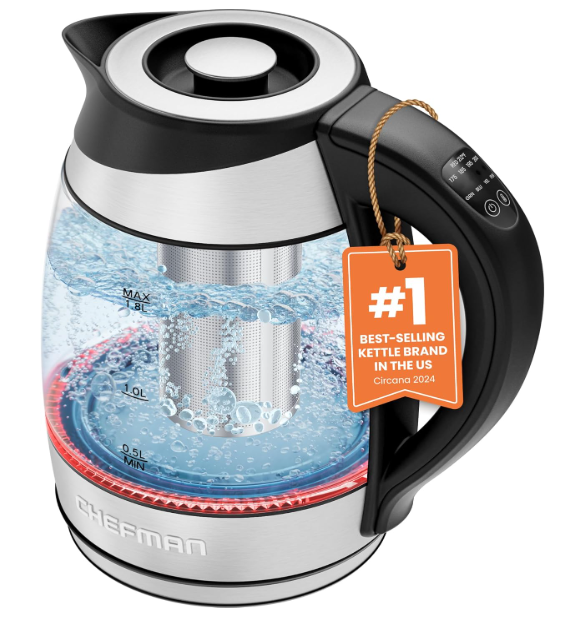  Chefman Electric Kettle with Temperature Control