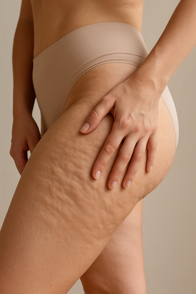 legs with cellulite
