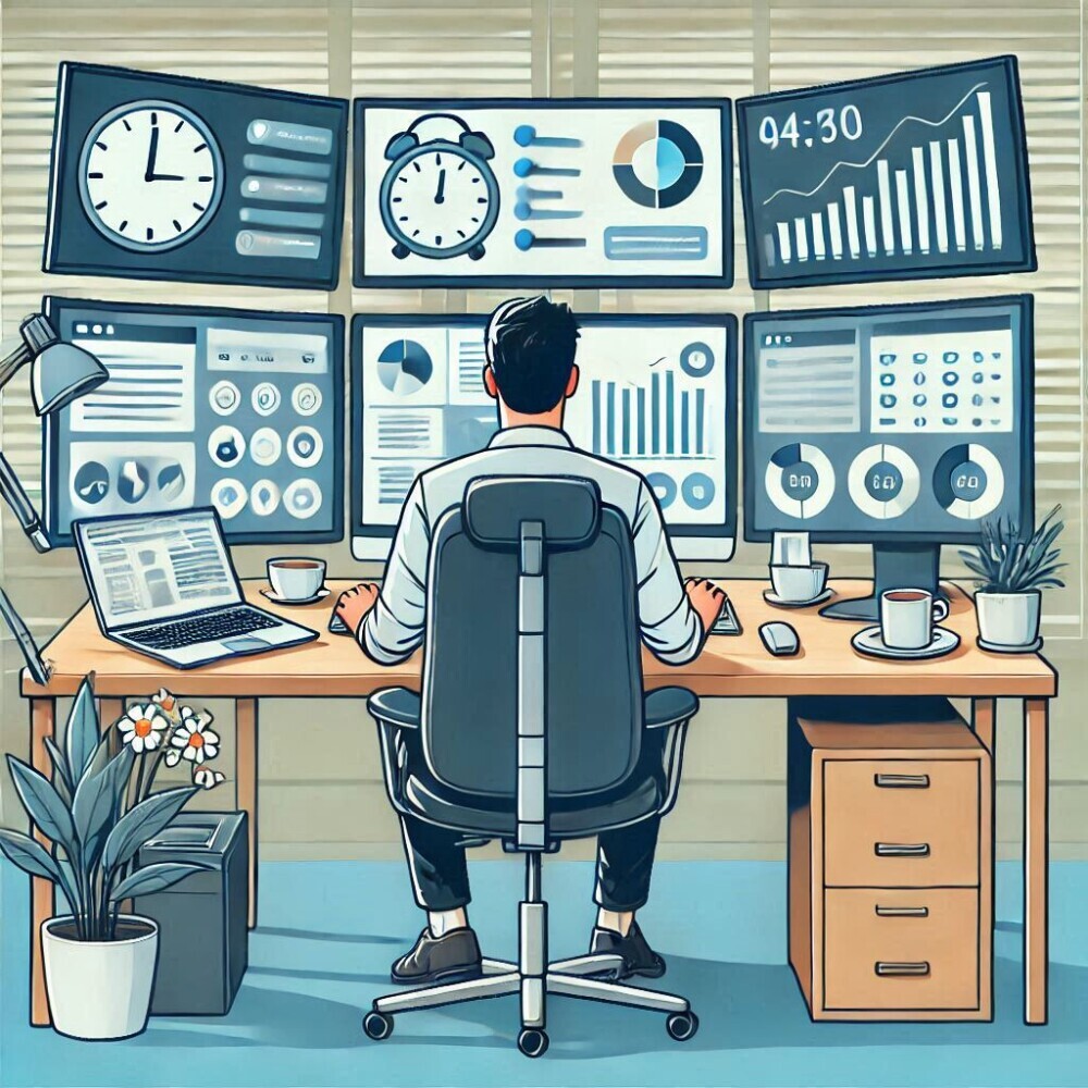 managing time during online work