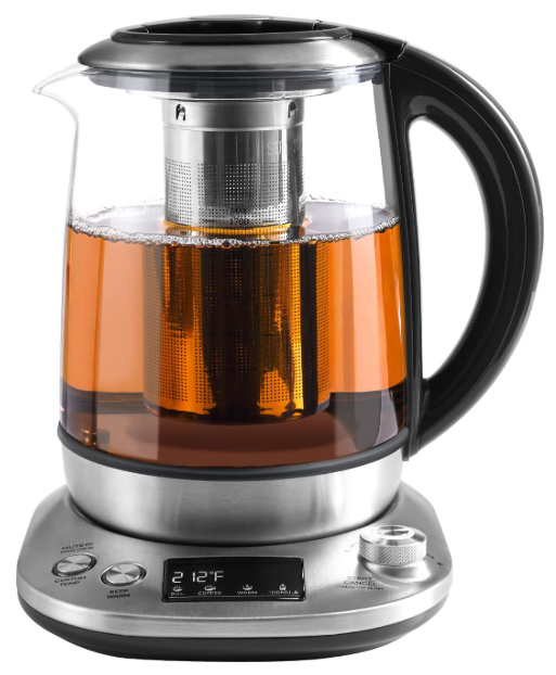 Mecity Tea Kettle Electric Tea Pot with Removable Infuser, 9 Preset Brewing Programs Tea Maker with Temprature Control, 2 Hours keep Warm