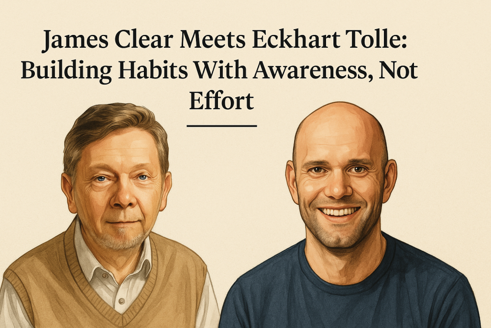 eckhart tolle and james clear