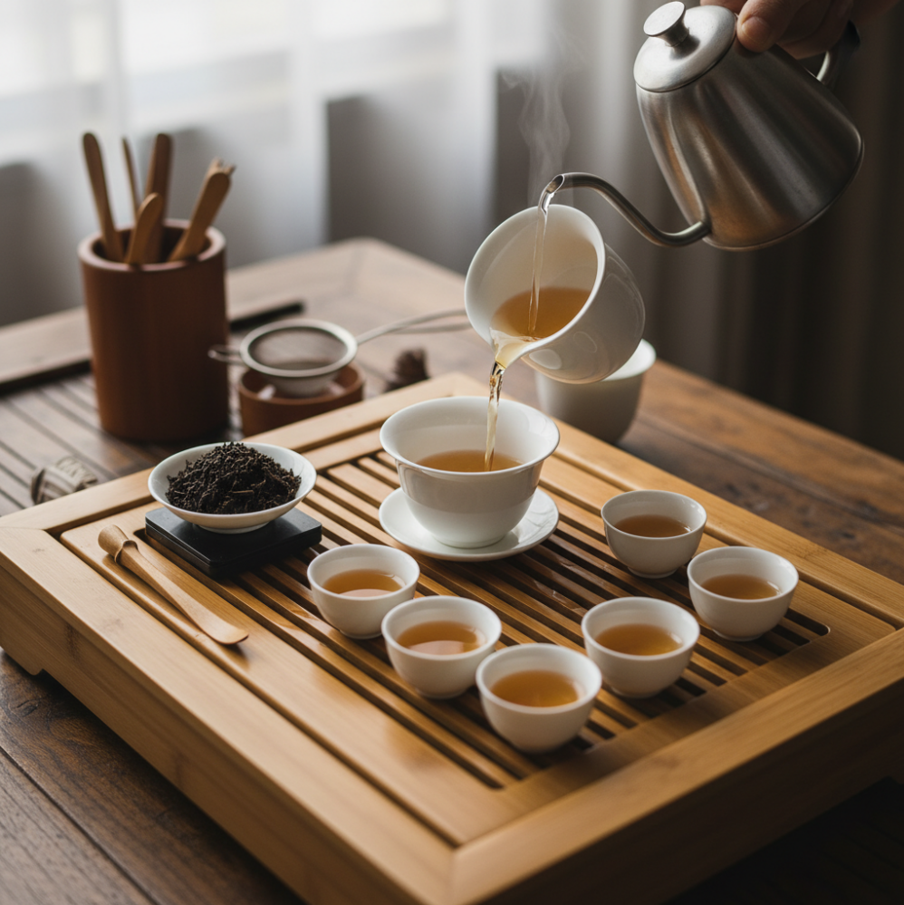 Gongfu Brewing Method for Sheng Pu’er