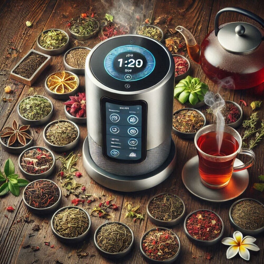 smart tea brewer and spices