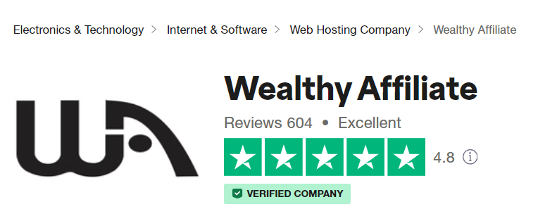 wealthy affiliate on trustpilot