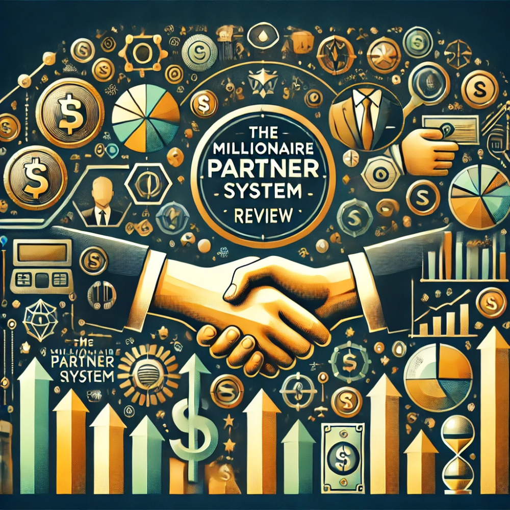 A featured image for a review post titled 'The Millionaire Partner System Review'