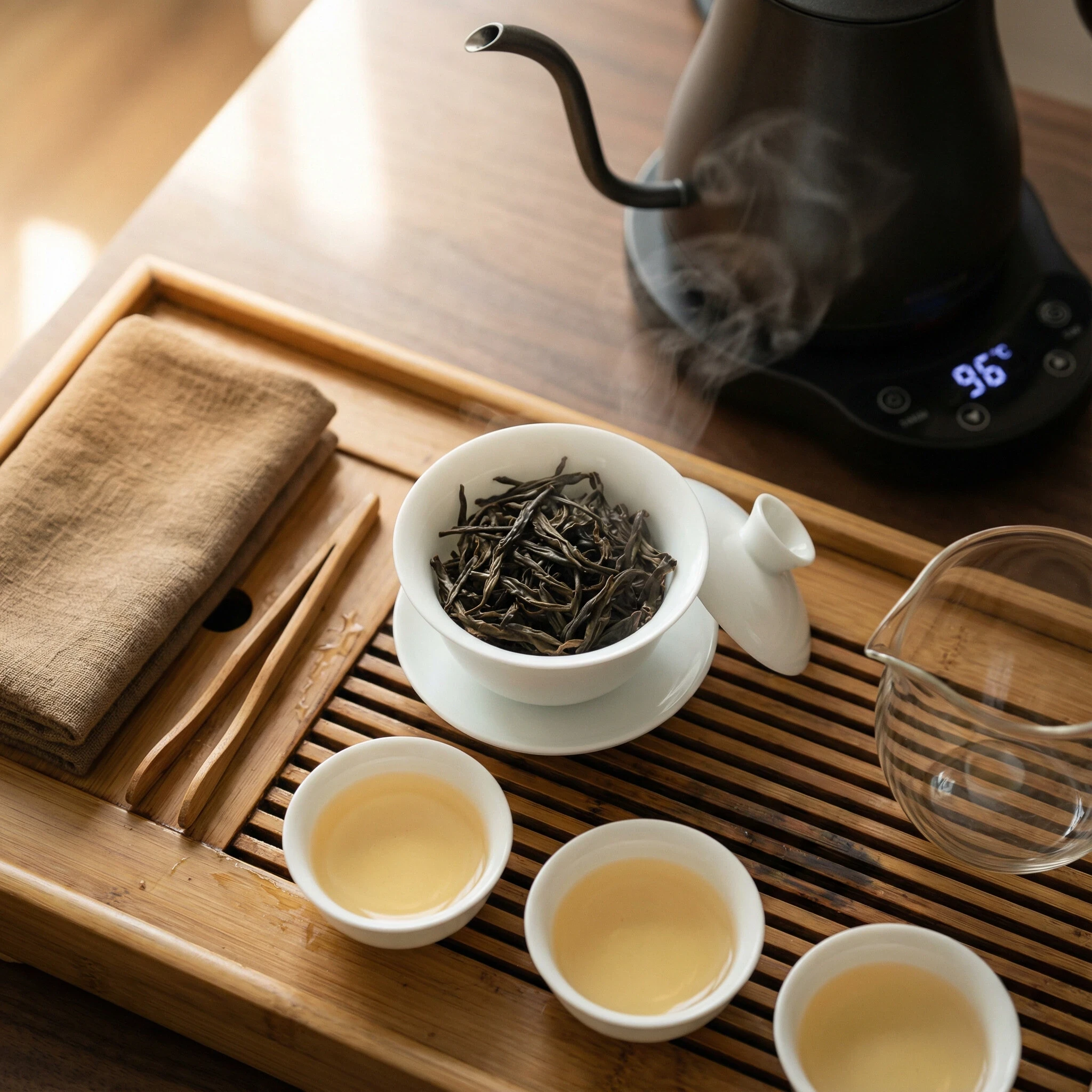 gongfu tea setup