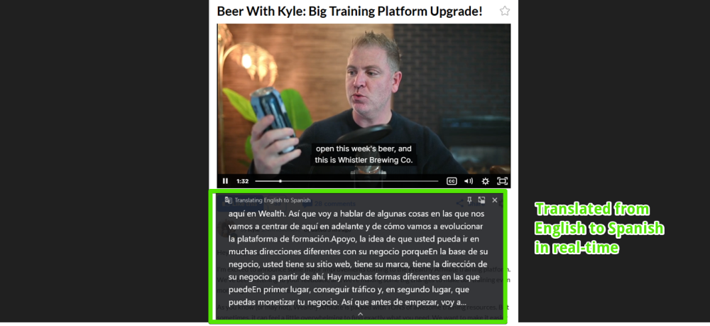 Kyle describes Whistler Brewing Co.