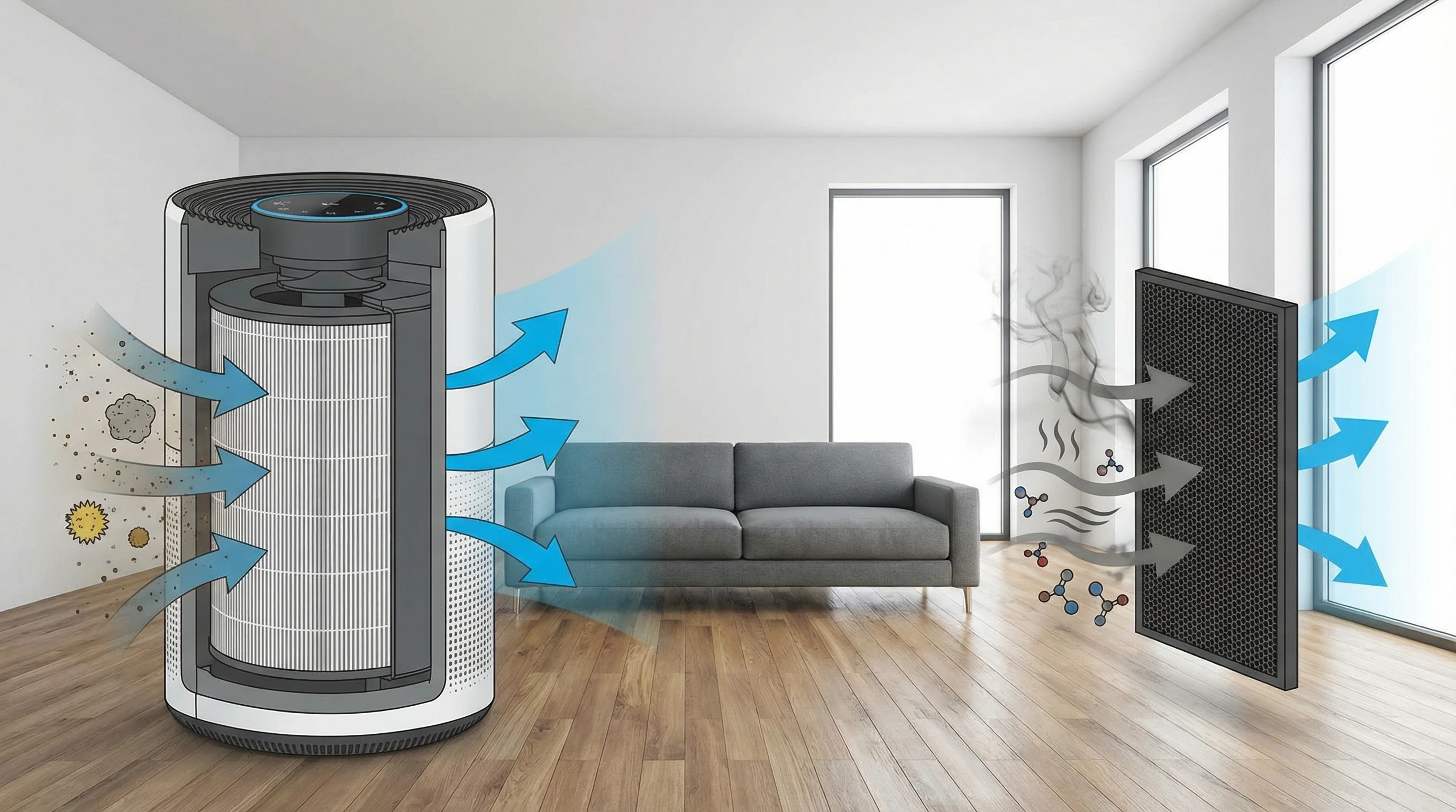 HEPA filter versus Activated Carbon filter comparison