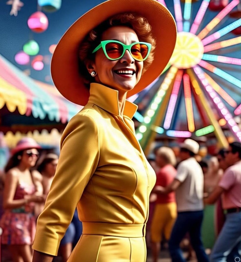 me at 1960's carnival