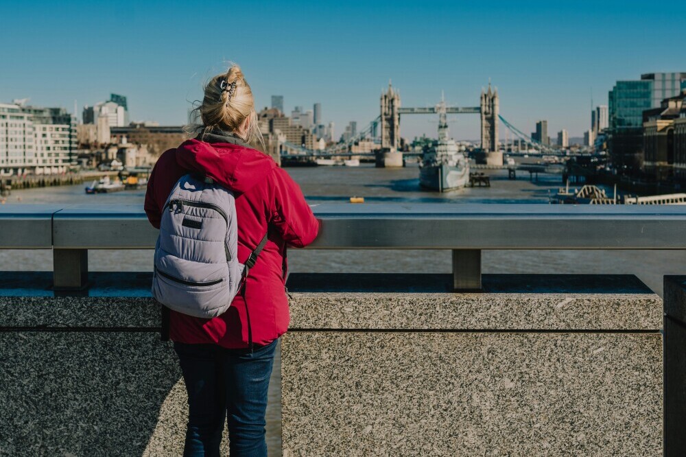 tourist in London