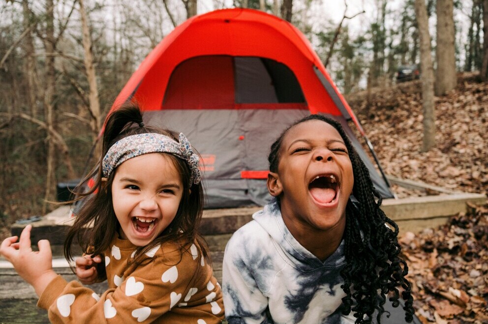kids camping