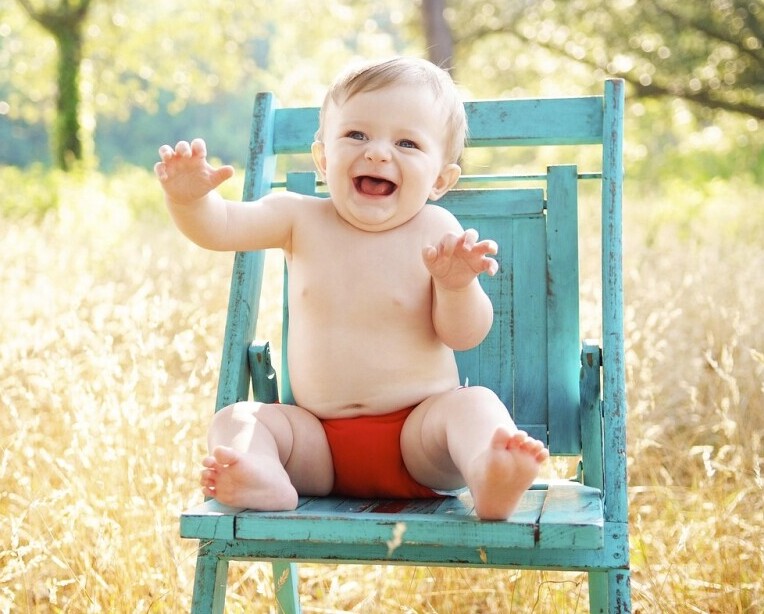 happy toddler
