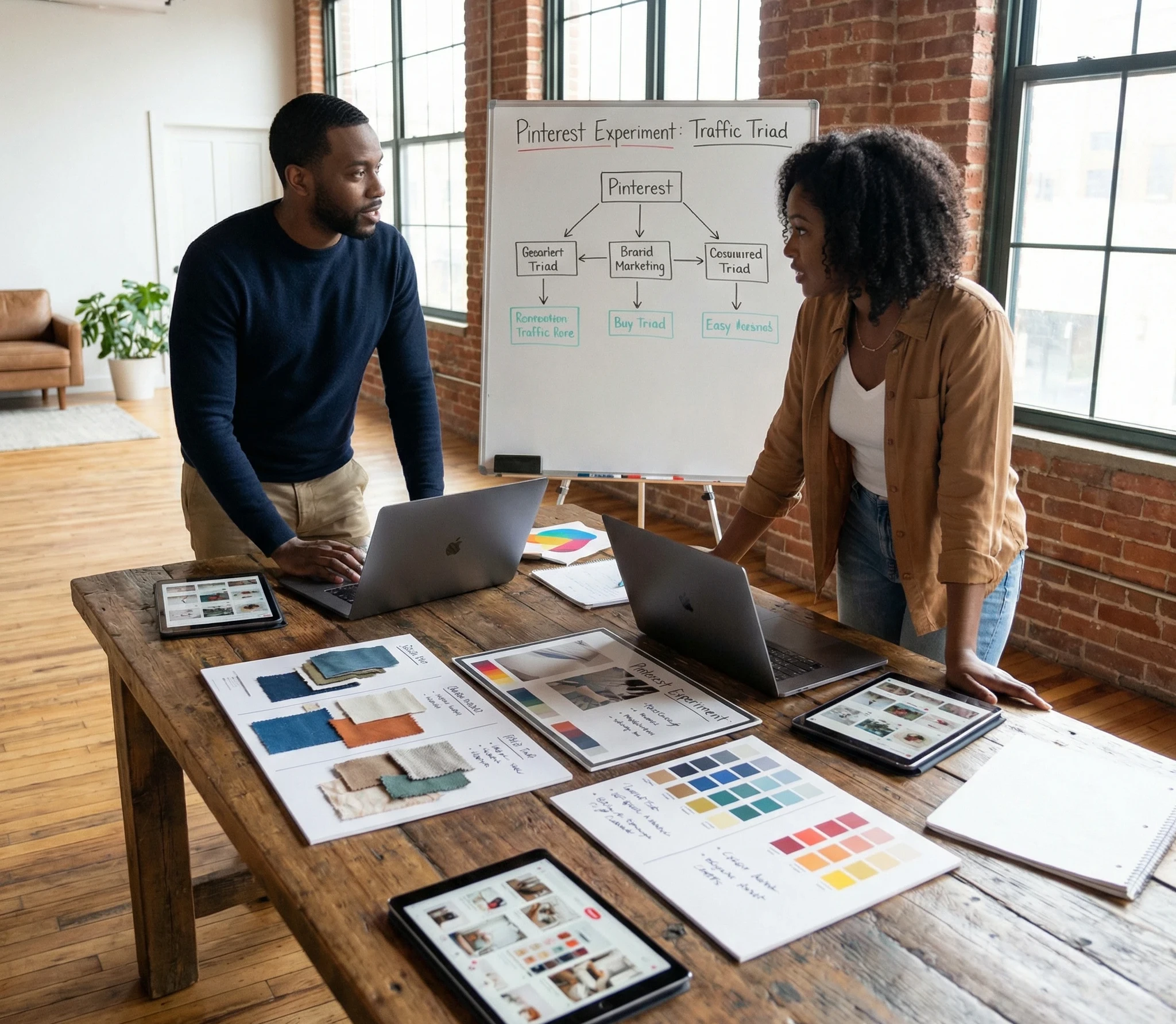 Pinterest traffic experiment