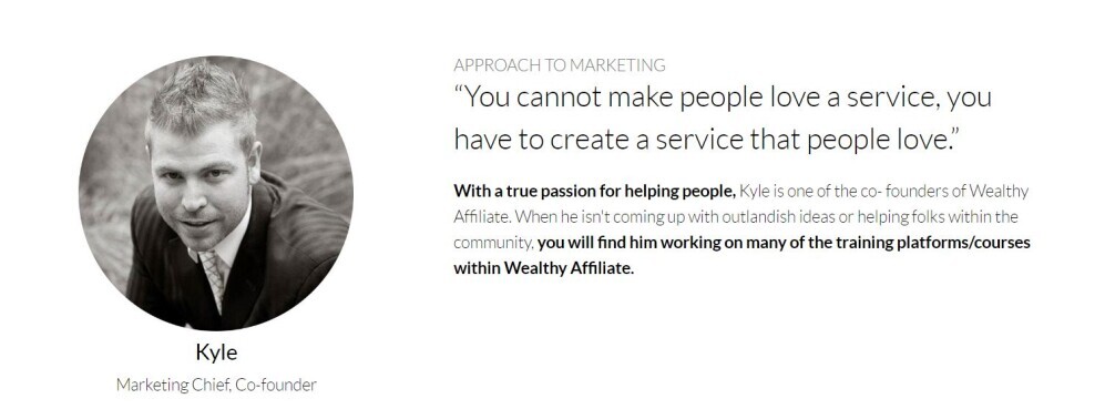 Kyle at Wealthy Affiliate