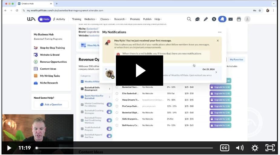 Wealthy Affiliate Webinar