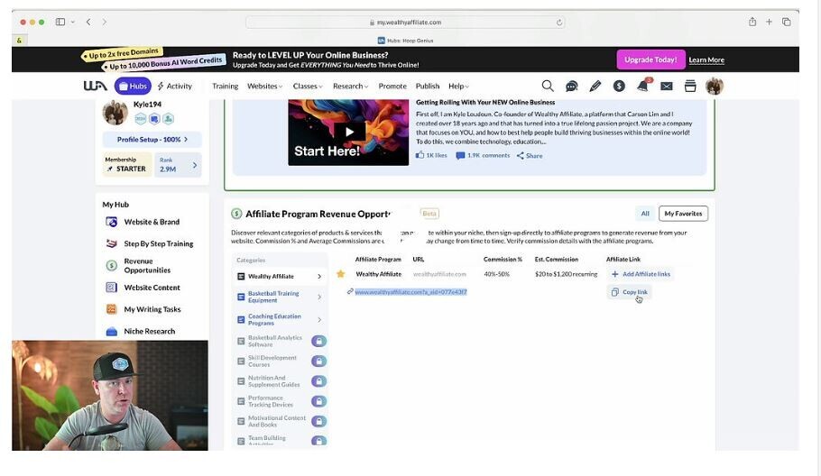 Wealthy Affiliate Webinars