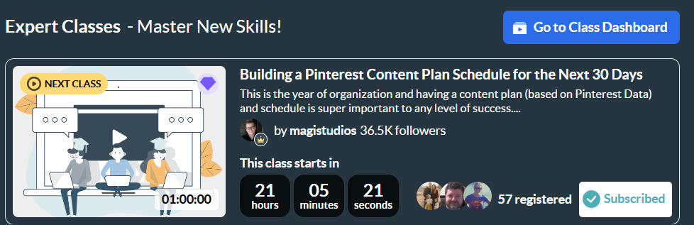 Wealthy Affiliate's Masterclass