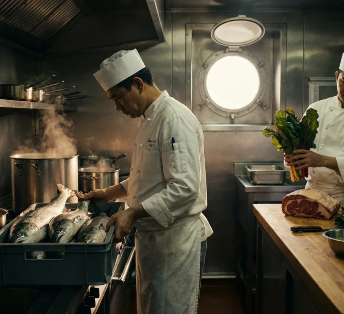 Luxury Cruise Ship Food