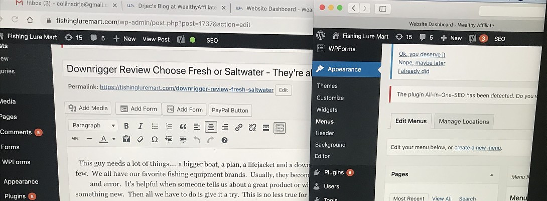 A Tip: Two Browsers are a Little Easier
