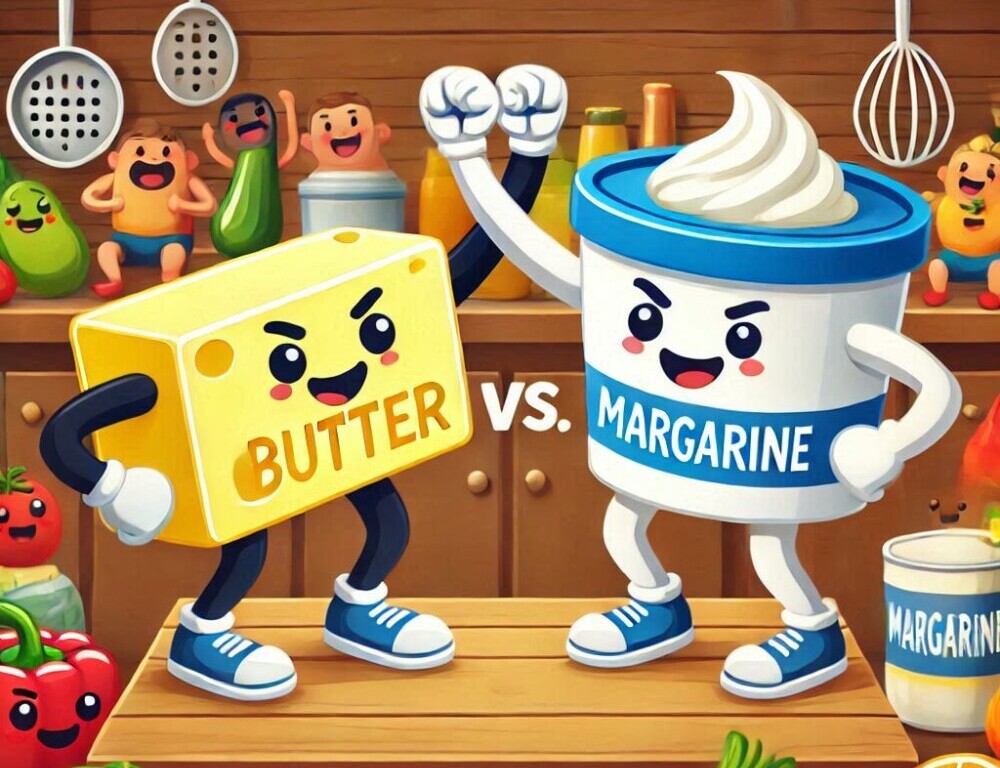 butter vs margarine