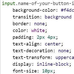 Create your own html button link