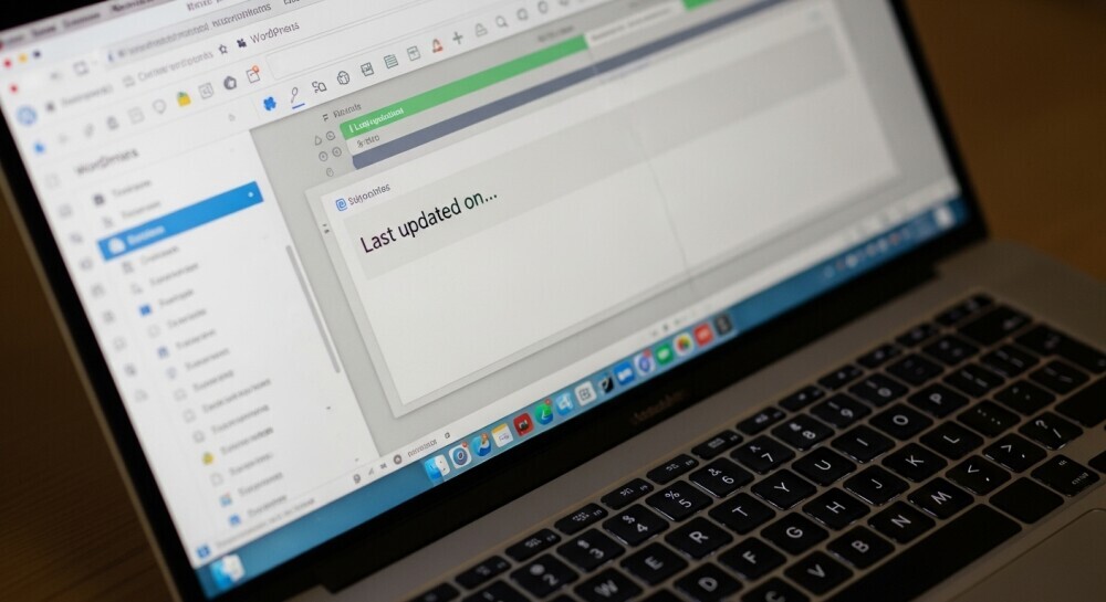 Blogger updating and republishing an evergreen post in WordPress