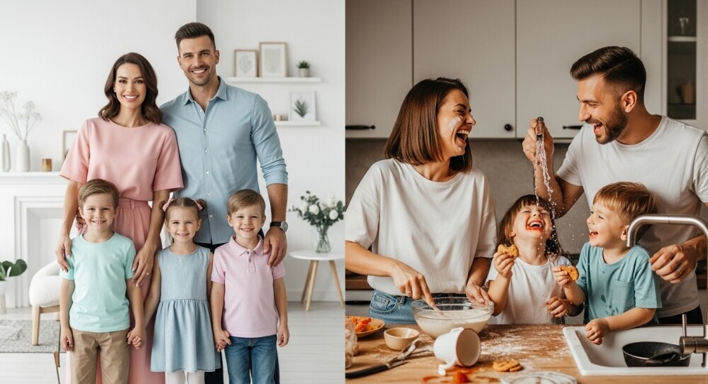 The reality behind perfect parenting posts — balancing online inspiration with real family life