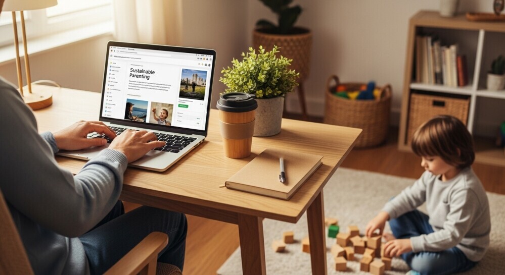 Sustainable Blogging Habits for Parents