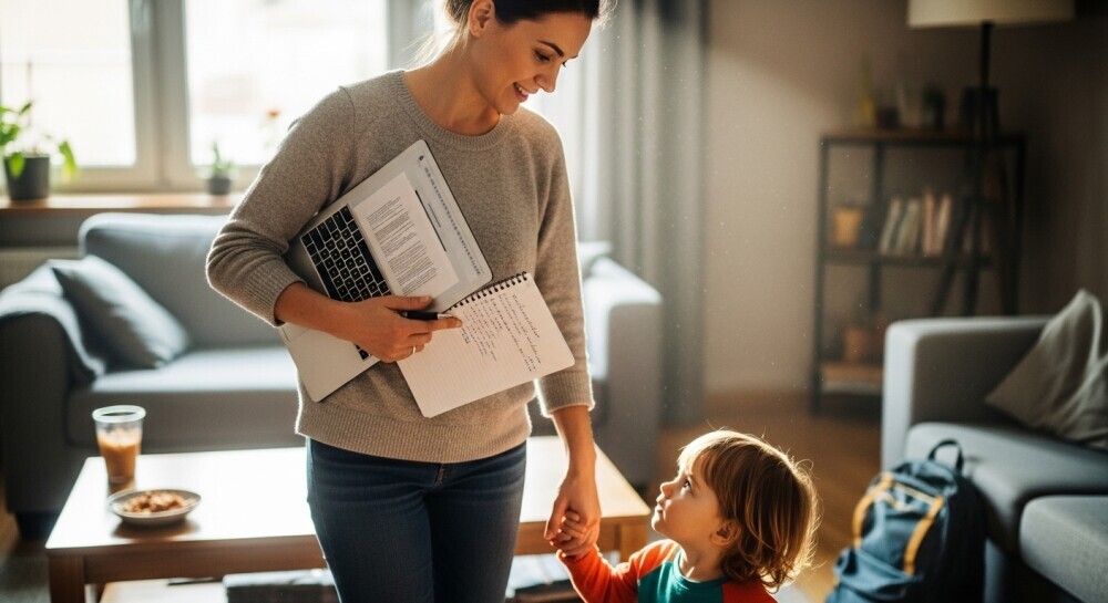 mom-laptop-notepad-toddler