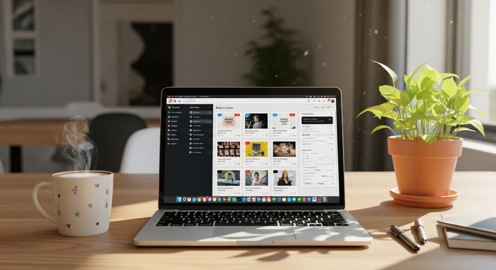 Simple parent blog design with clear layout and calm color palette.