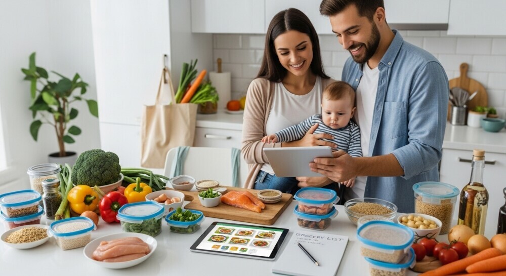 meal planning and smart grocery shopping for parents