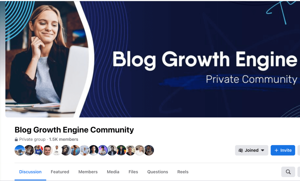 blog growth engine private community