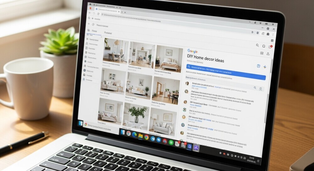 Parent learning how to grow blog traffic using SEO and Pinterest