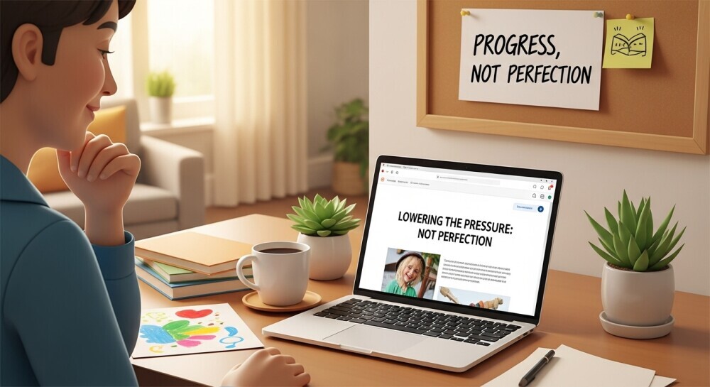 Lowering the Pressure: Progress, Not Perfection - Parent Blogger