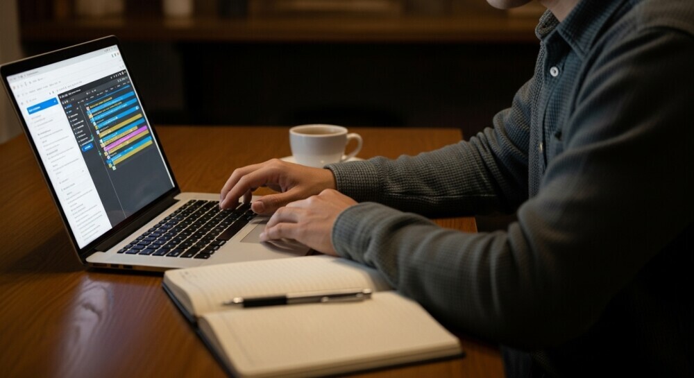 Parent blogger connecting blog posts with internal links